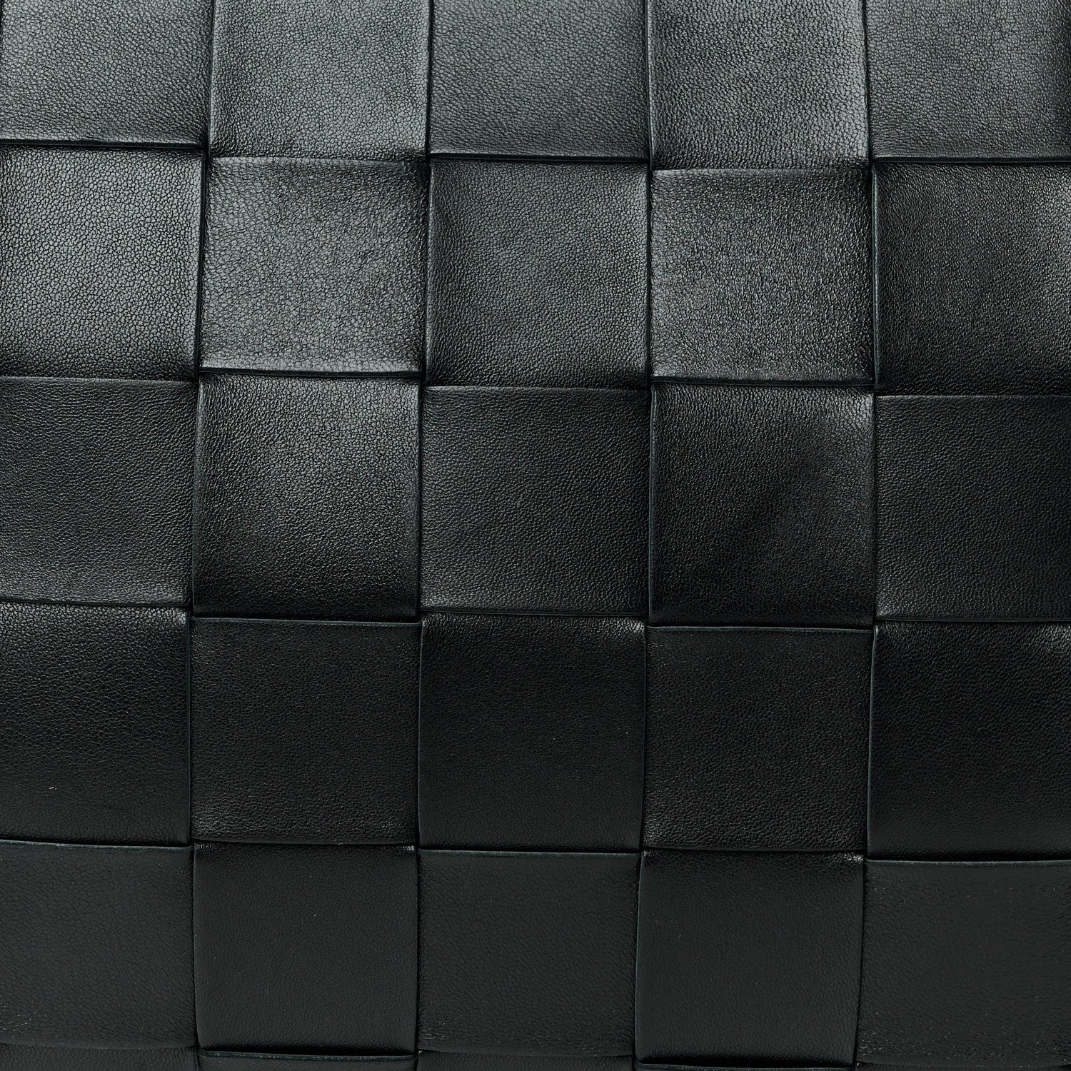 Bottega Veneta Nappa Maxi Intrecciato Large Cassette Flat Zip Pouch Black 8 of 8