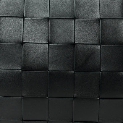 Bottega Veneta Nappa Maxi Intrecciato Large Cassette Flat Zip Pouch Black 8 of 8