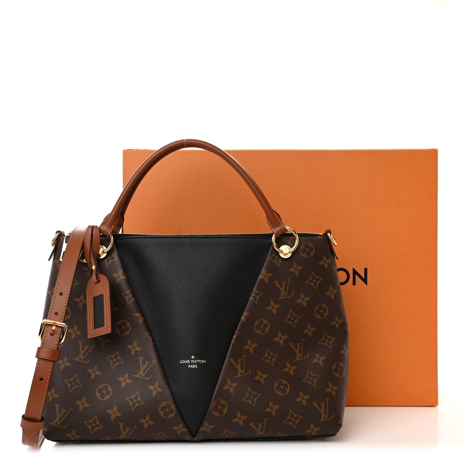 Louis Vuitton Monogram V Tote MM Black 11 of 11