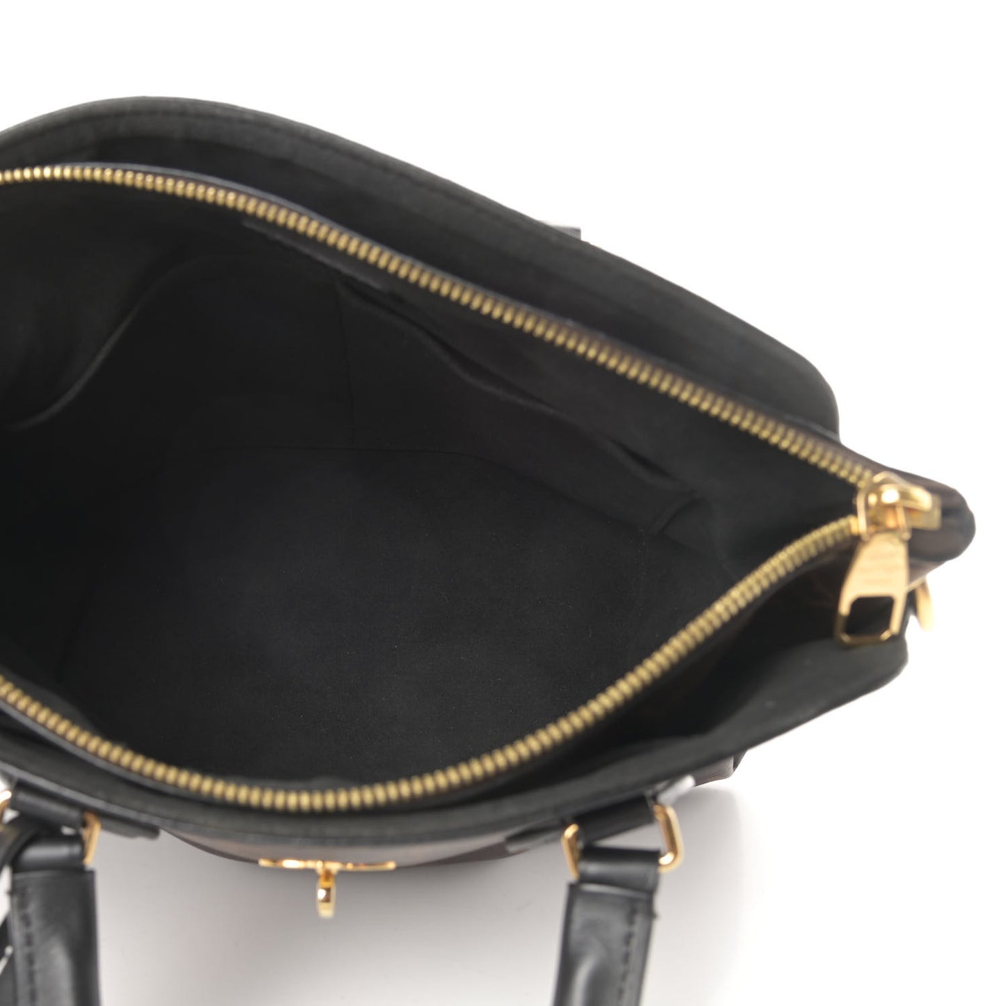 Monogram Flower Zipped Tote PM Black