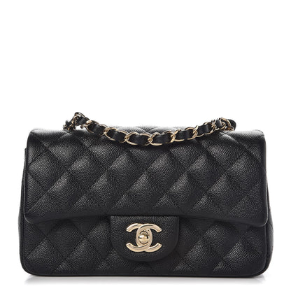 Chanel Caviar Quilted Mini Rectangular Flap Black 1 of 8