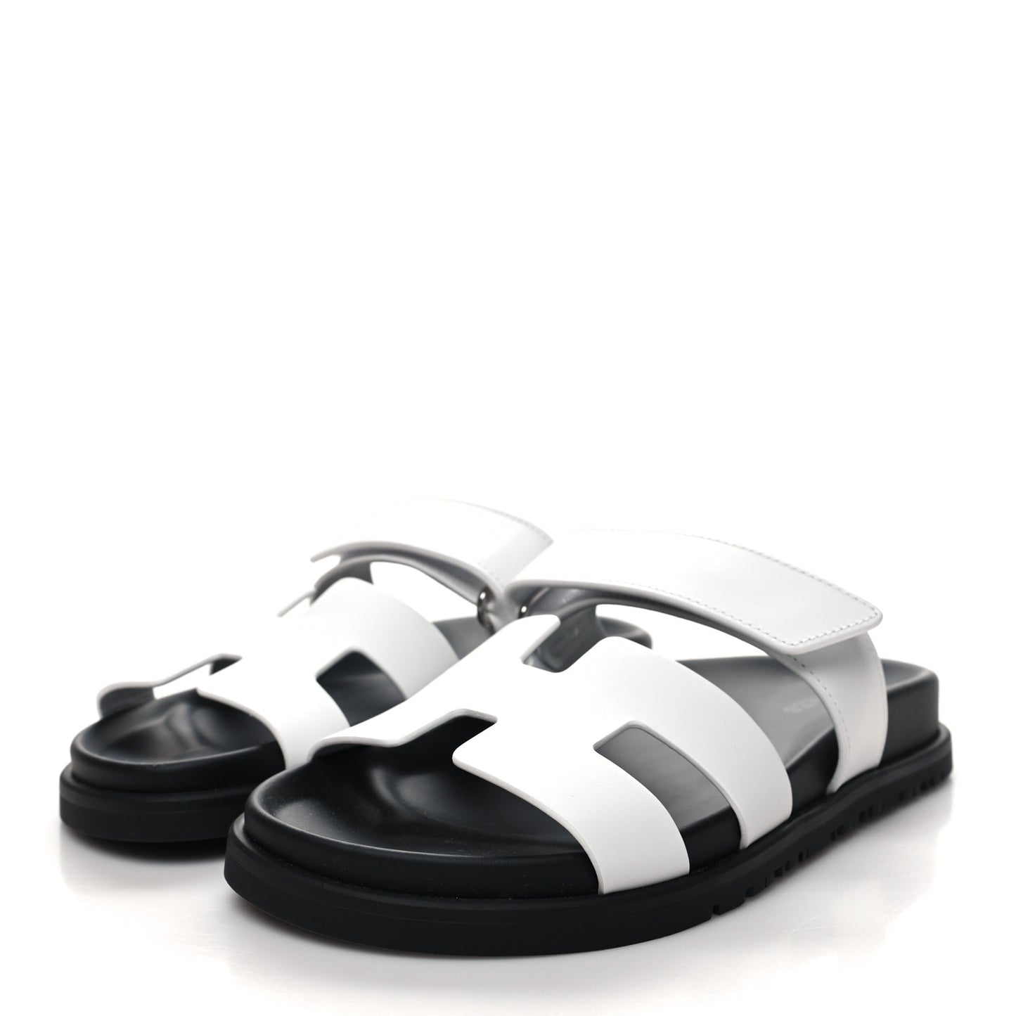 Calfskin Womens Chypre Sandals 36 White