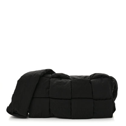Bottega Veneta Nylon Intrecciato Padded Tech Cassette Bag Black 1 of 11