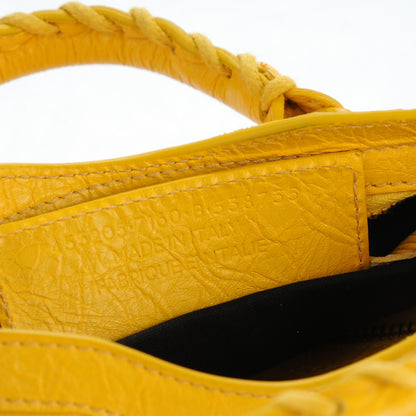 Balenciaga Agneau Classic Silver Hardware Nano City Jaune Epi 7 of 7