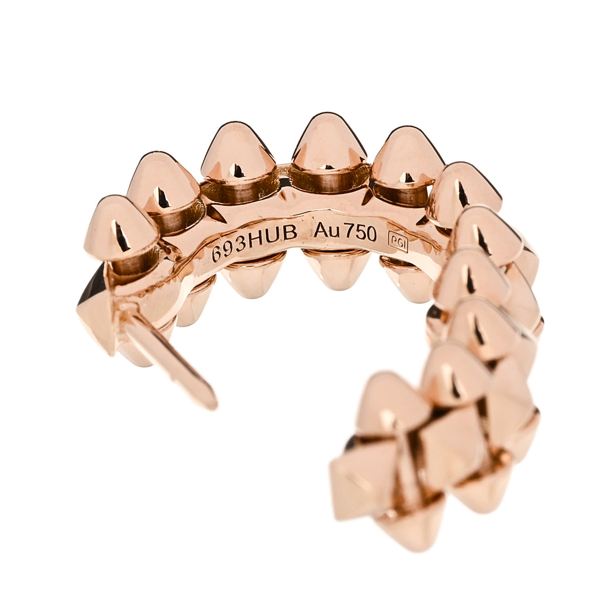 Cartier 18K Pink Gold Mini Clash de Cartier Earrings 5 of 6