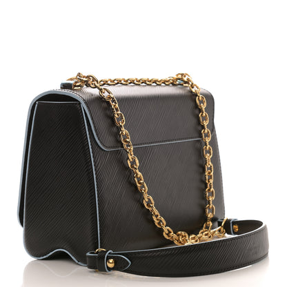 Louis Vuitton Epi Blooming Flowers Twist Shoulder Bag MM Black 2 of 6