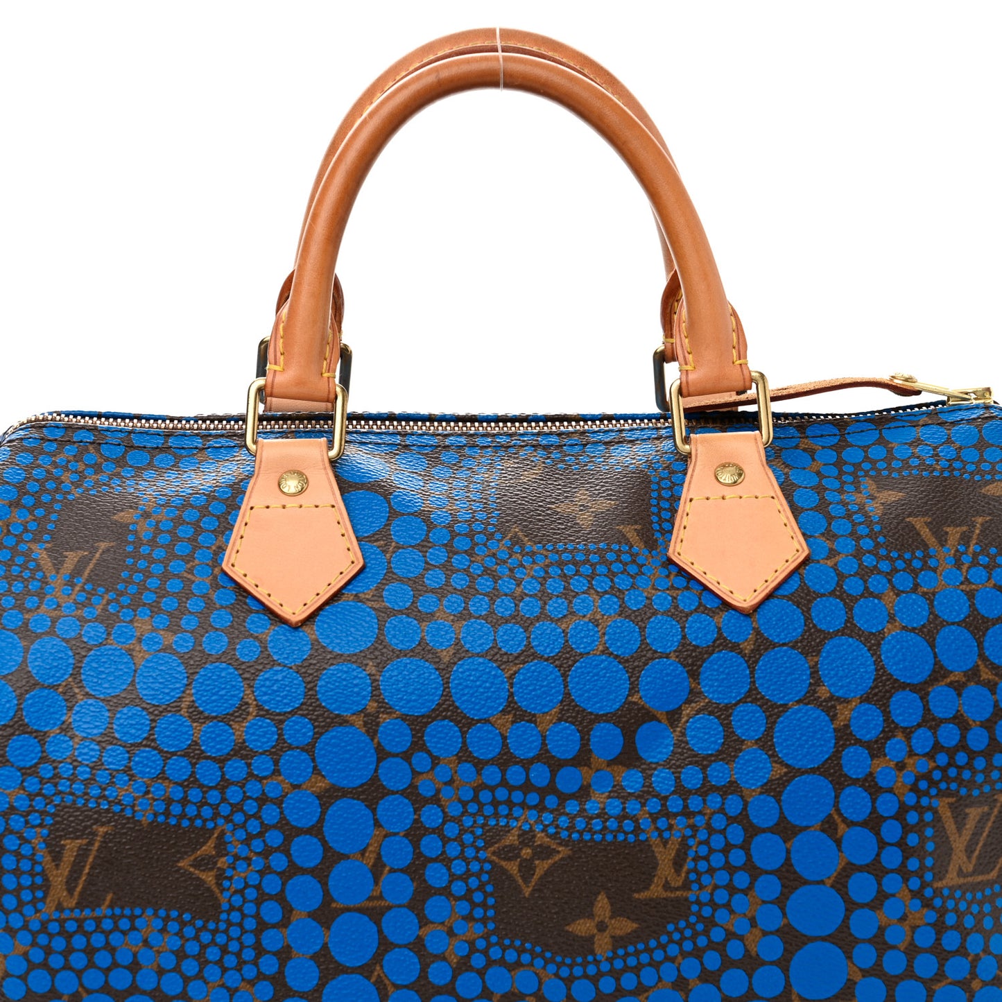 Monogram Kusama Town Speedy 30 Blue
