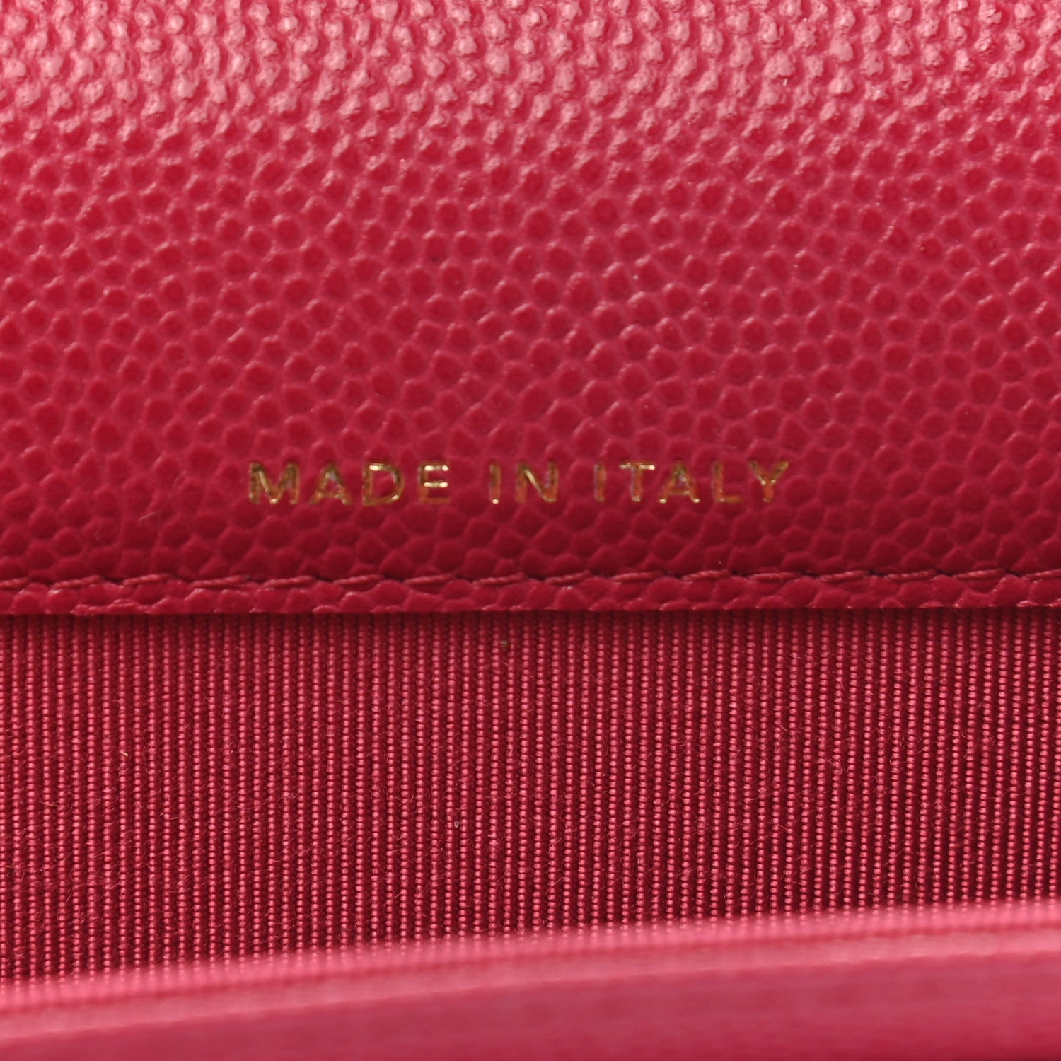 Chanel Caviar Quilted Flap Card Holder Wallet Dark Pink 9 of 11