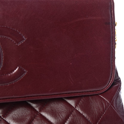 Chanel Lambskin Quilted CC Tassel Flap Red 14 of 17