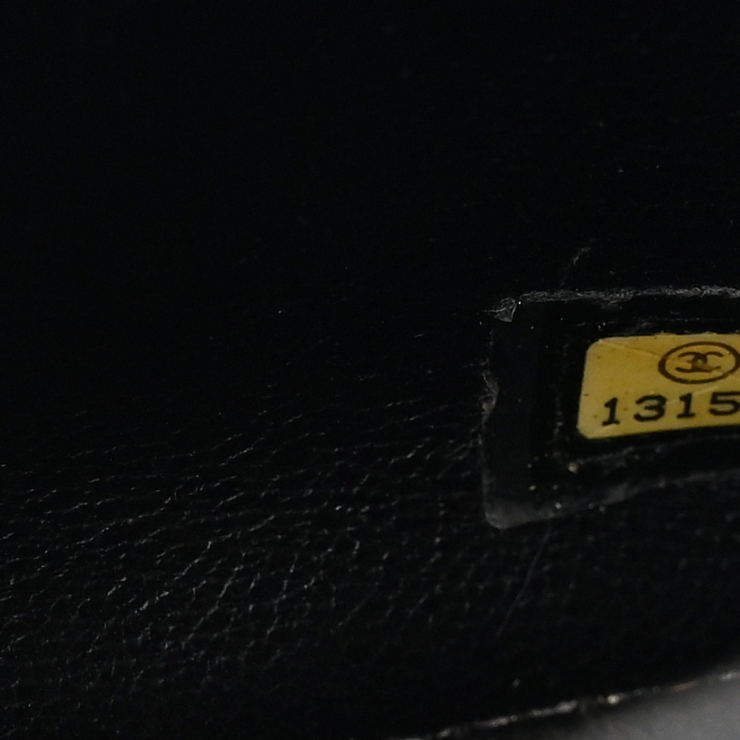 Patent Quilted Jumbo Single Flap Black