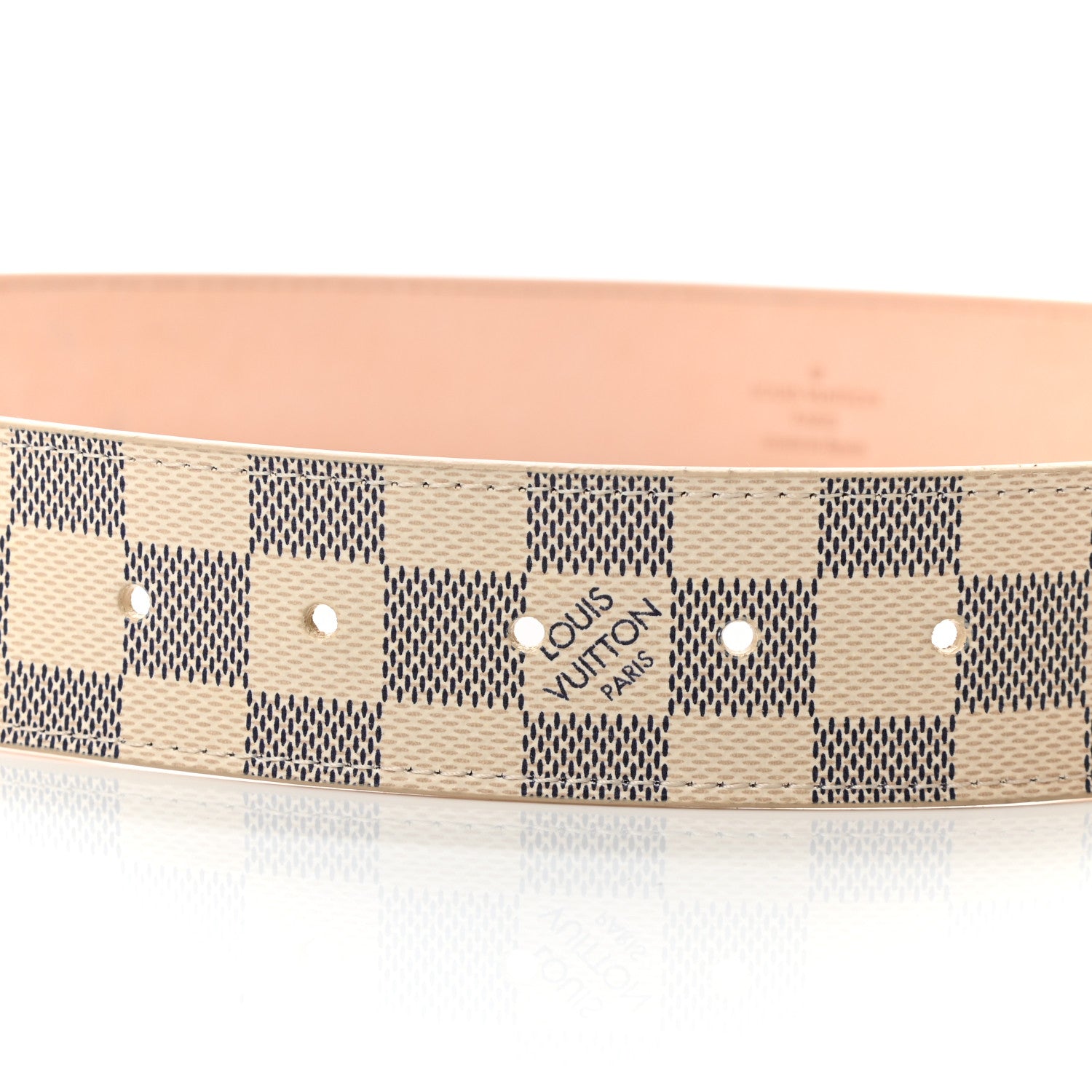 Louis Vuitton Damier Azur LV Initiales Belt 90 36 4 of 8