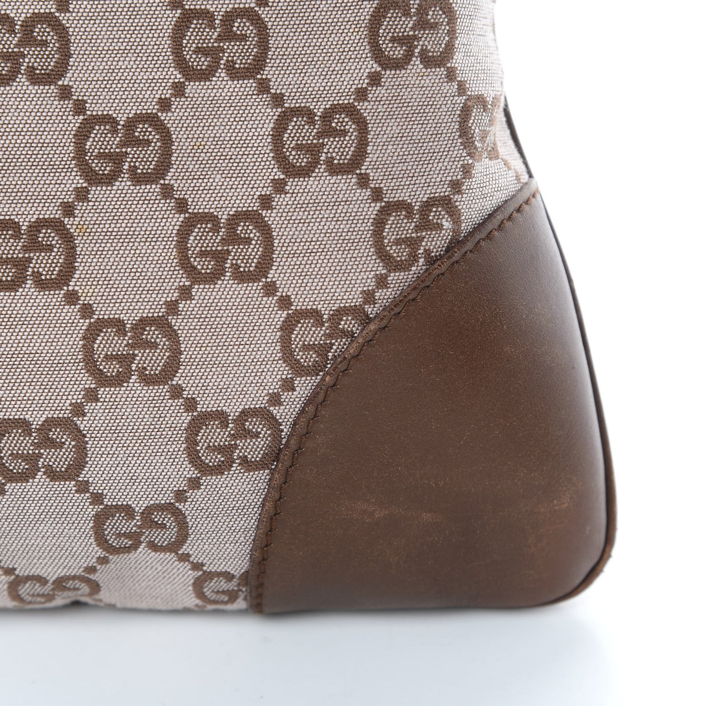 Monogram Lobster Clasp Jackie O Hobo Brown