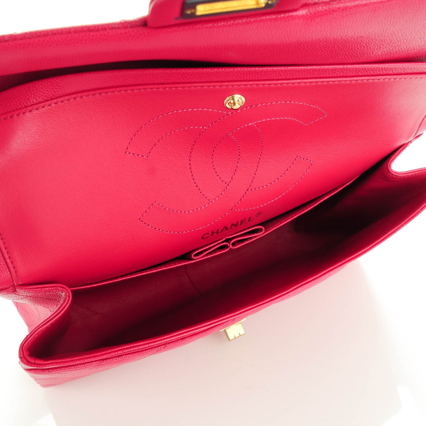 Caviar Quilted 2.55 Reissue 226 Flap Dark Pink