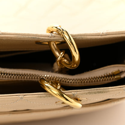 Chanel Caviar Quilted Grand Shopping Tote GST Beige Clair 12 of 14