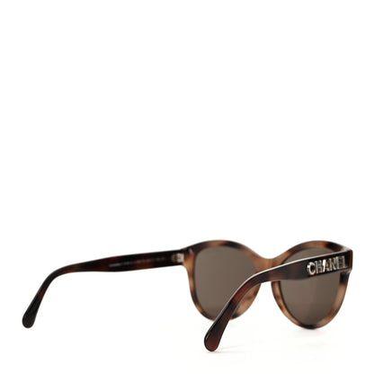 Chanel Acetate Pantos Logo Sunglasses 5458 Tortoise Brown 4 of 7