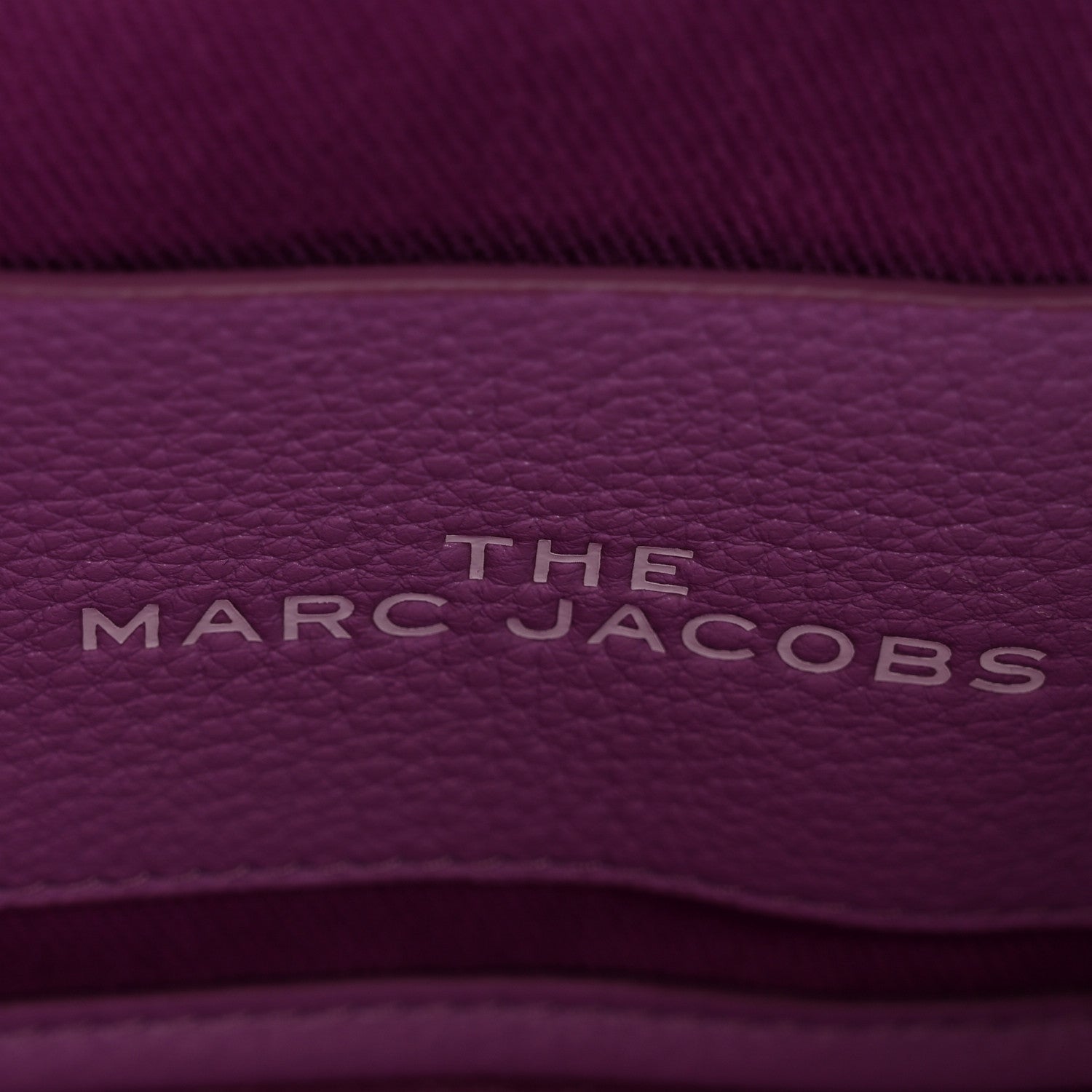 Marc Jacobs Grained Calfskin Medium The Tote Bag Regal Orchid 6 of 11