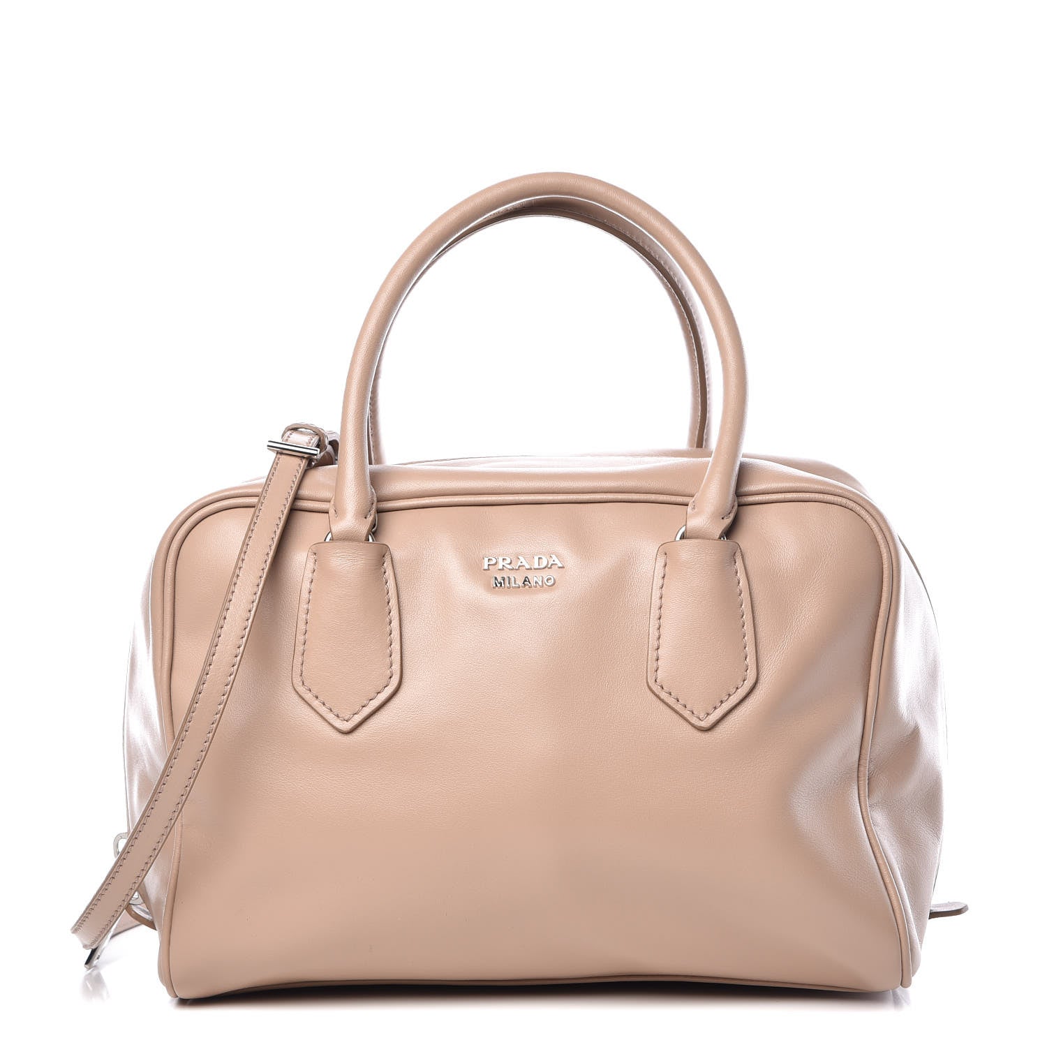 Prada Soft Calf Medium Inside Tote Cammeo Rosa 1 of 10