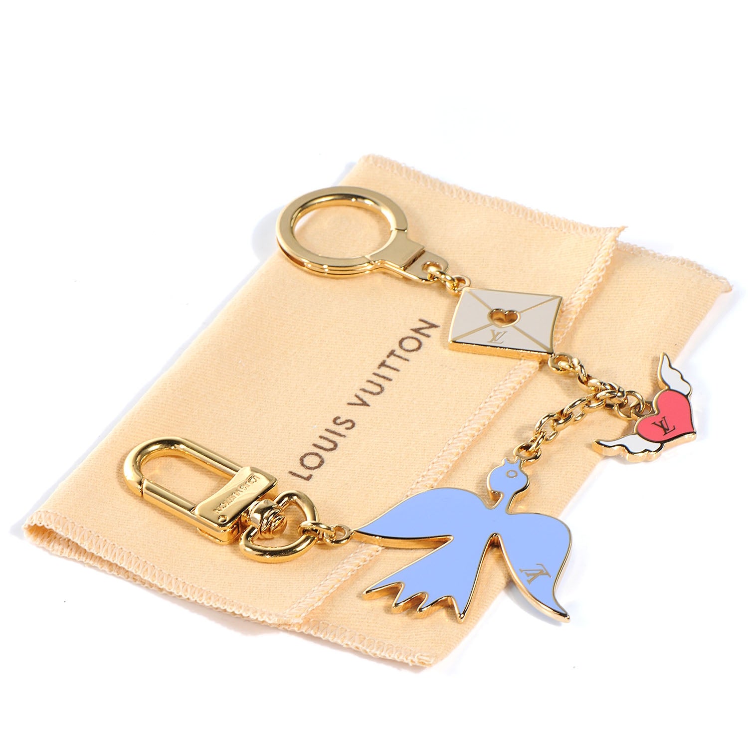 Louis Vuitton Love Birds Bag Charm 6 of 6