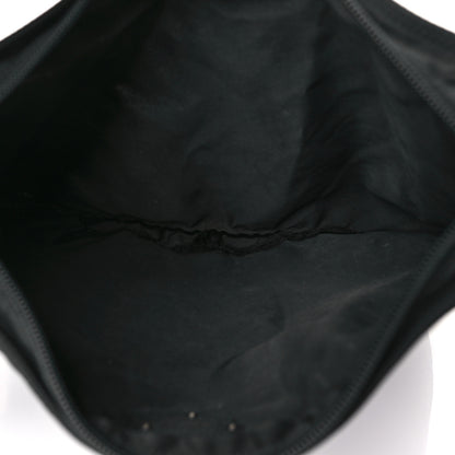Prada Nylon Vela Flat Messenger Bag Black 4 of 7