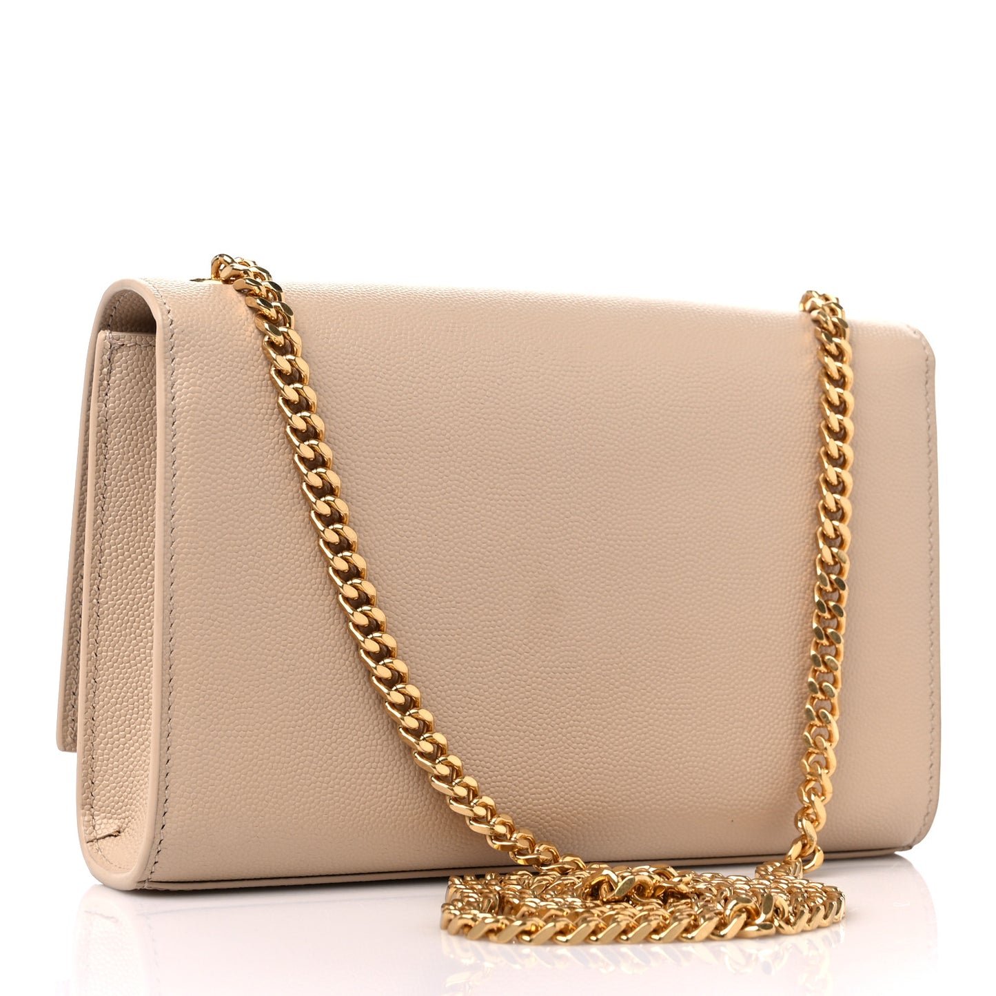 Grain De Poudre Medium Monogram Kate Satchel Dark Beige