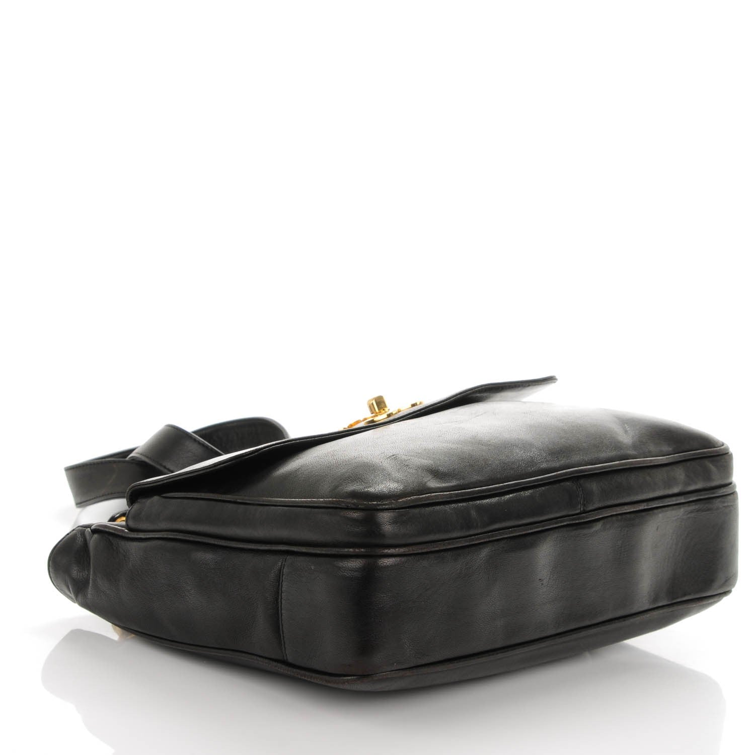 Chanel Lambskin Shoulder Bag Black 4 of 8