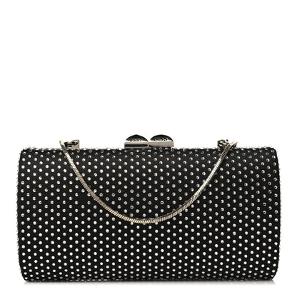 Jimmy Choo Satin Crystal Karlie Clutch Black 1 of 10
