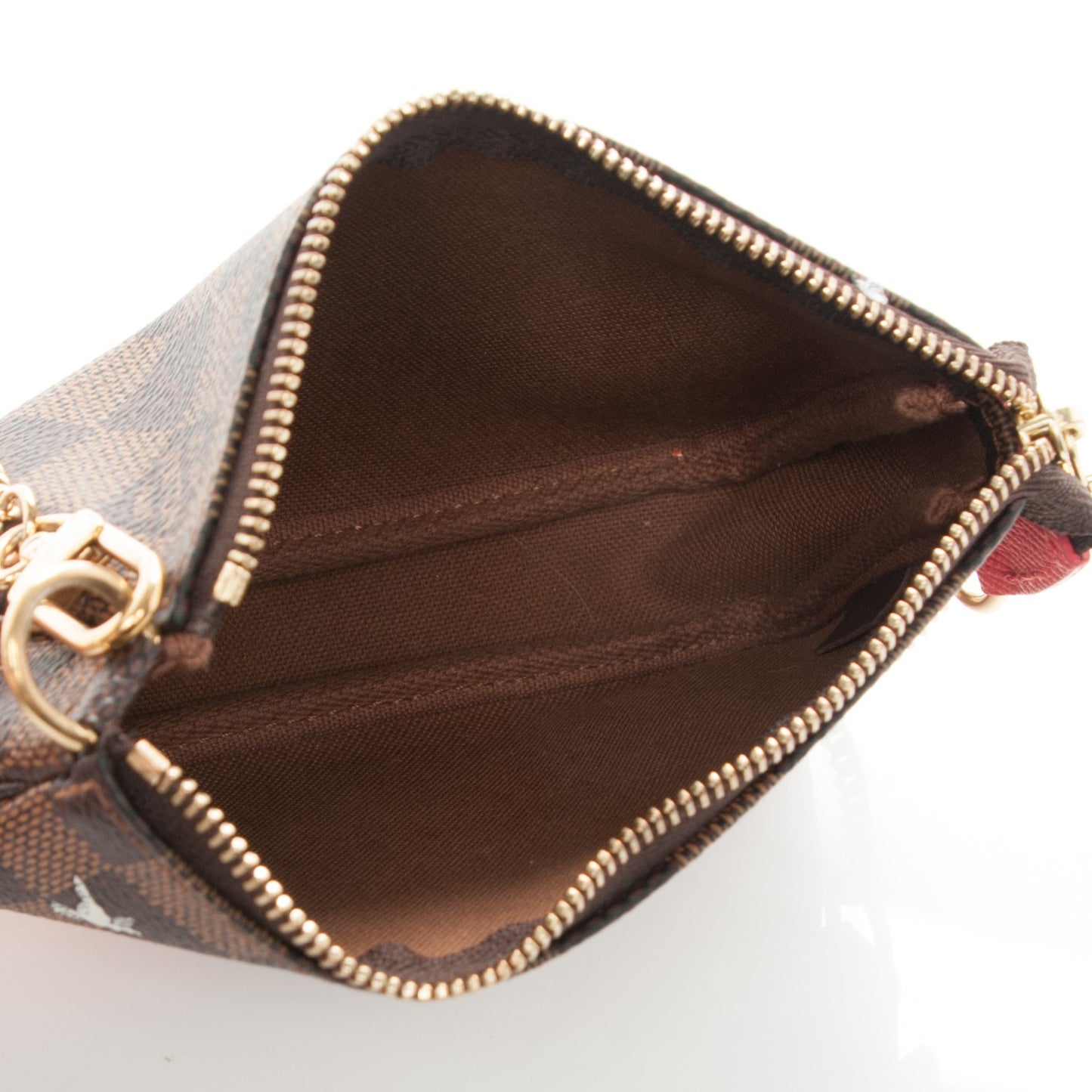 Damier Ebene 2015 Christmas Animation Mini Pochette Accessories
