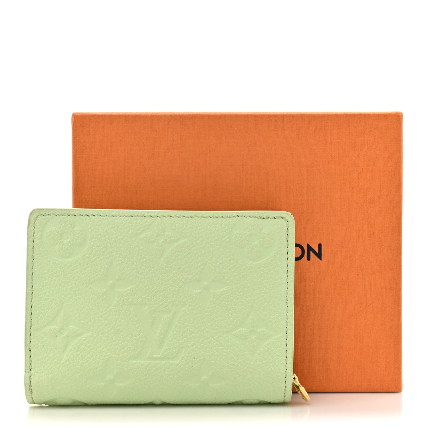 Louis Vuitton LV x TM Empreinte Monogram Multicolor Clea Wallet Green Tea 11 of 11