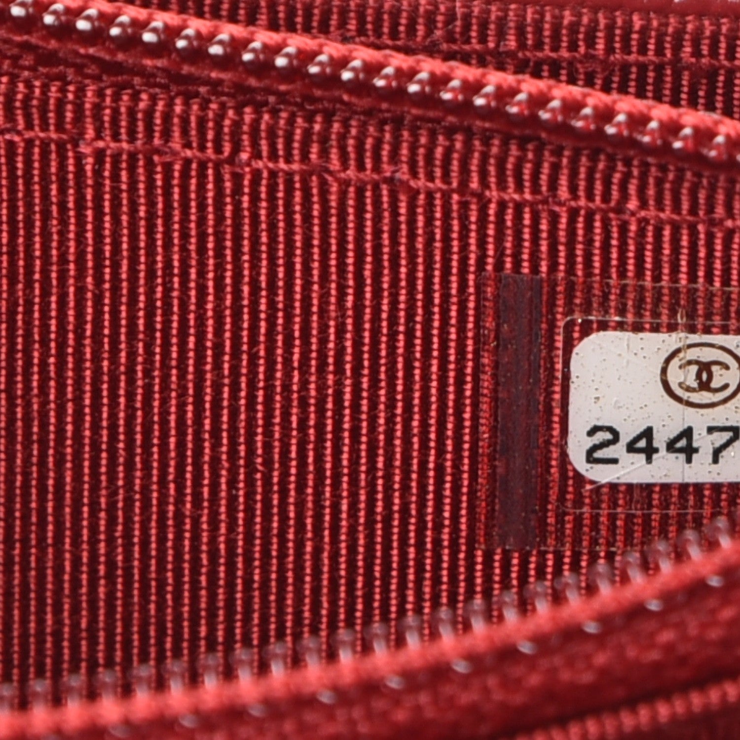 Chanel Caviar Quilted Square Wallet On Chain WOC Dark Red 8 of 8