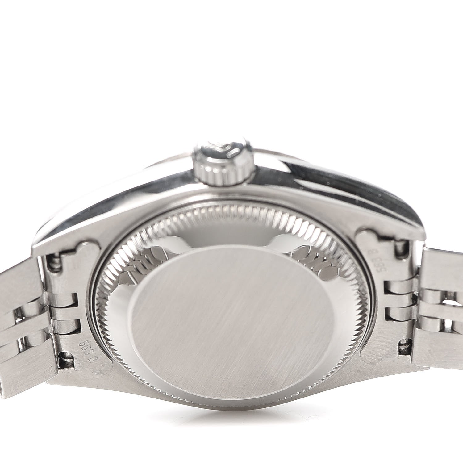 Rolex Stainless Steel 18K White Gold 26mm Oyster Perpetual Datejust Watch White Roman 79174 5 of 5