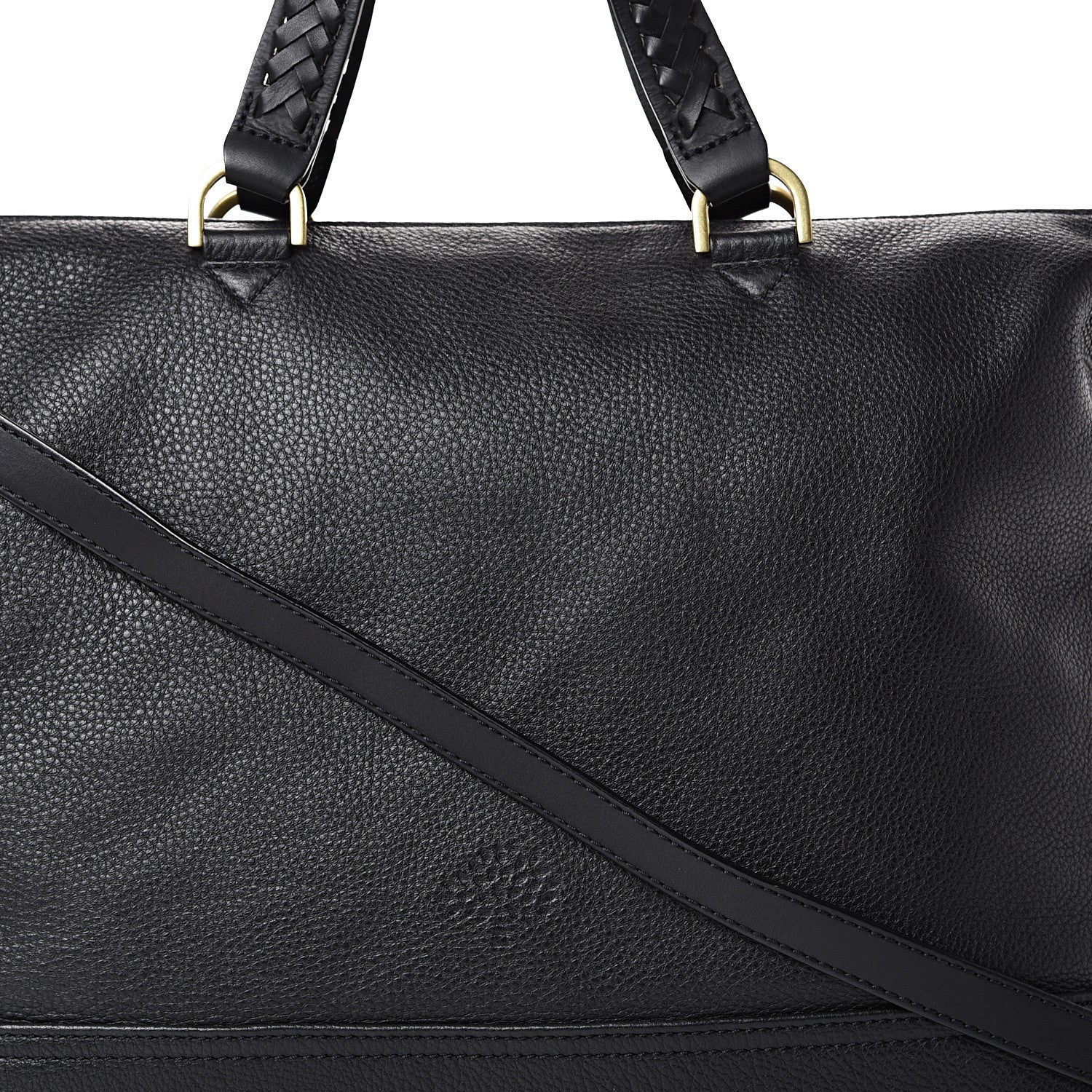 Mulberry Pebbled Calfskin Effie Tote Black 8 of 12