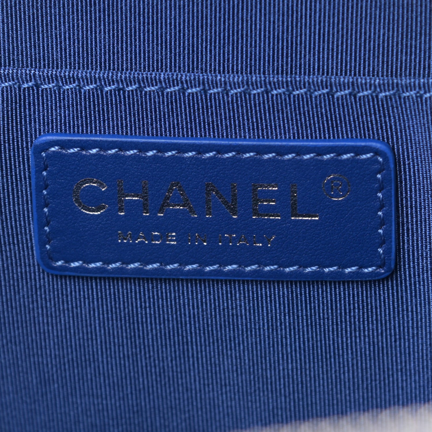 Chanel Caviar Quilted CC Box Camera Case Blue 6 of 9
