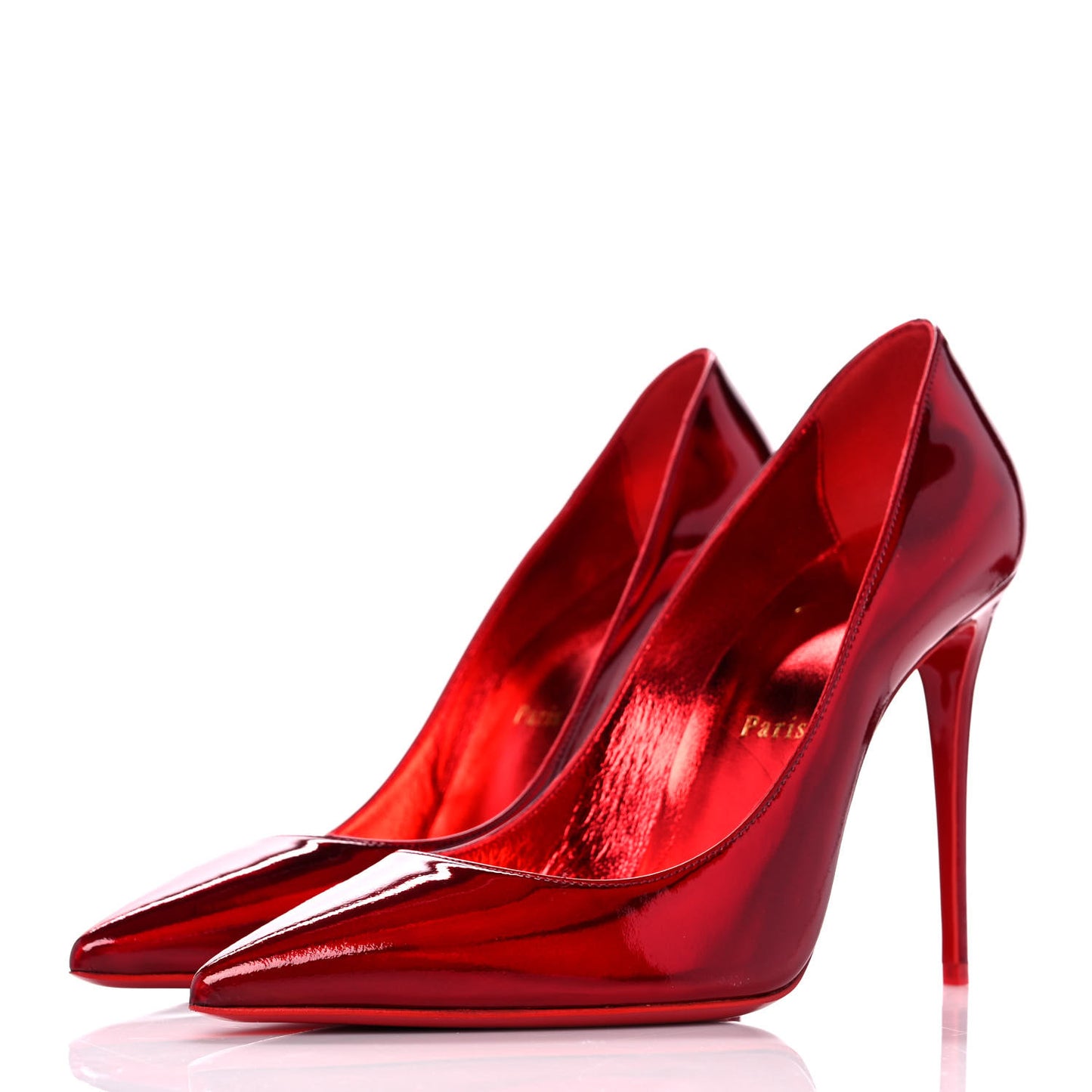 Metallic Patent Psychic So Kate 120 Pumps 38 Loubi