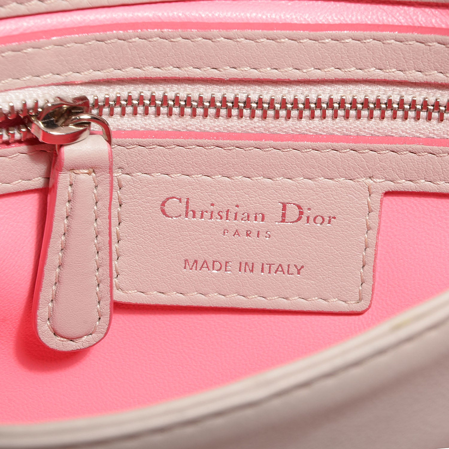 Christian Dior Calfskin Small Diorling Rose Candy 6 of 9