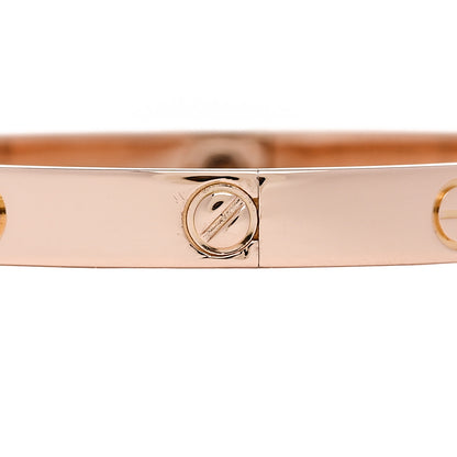 Cartier 18K Pink Gold LOVE Bracelet 18 3 of 7
