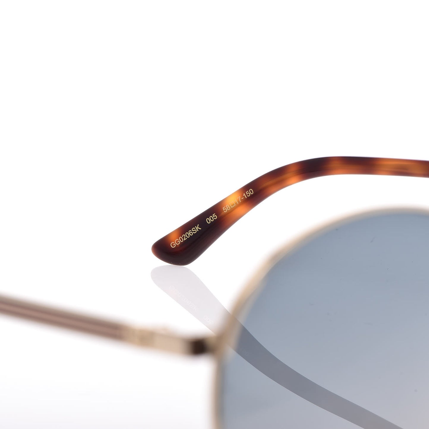 Web Round Sunglasses GG0206SK Gold
