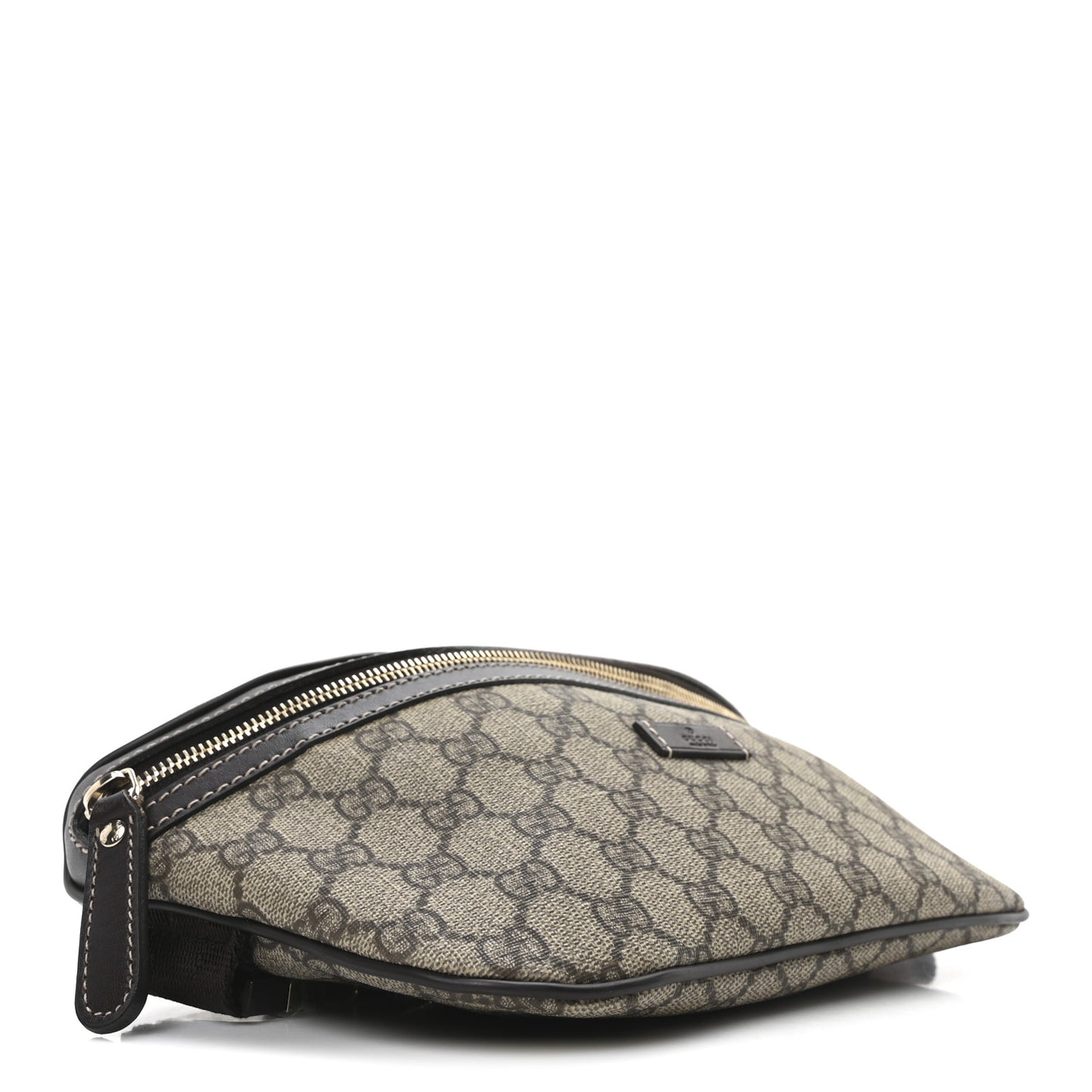 GG Supreme Monogram Belt Bag Dark Brown