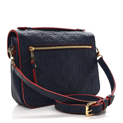 Louis Vuitton Empreinte Pochette Metis Marine Rouge 2 of 10
