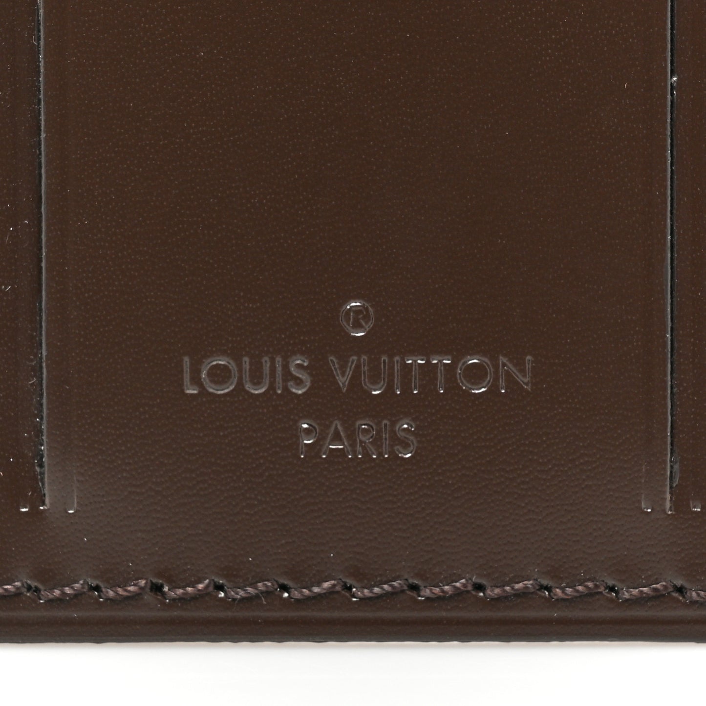 Calfskin Luggage Tag Ebene