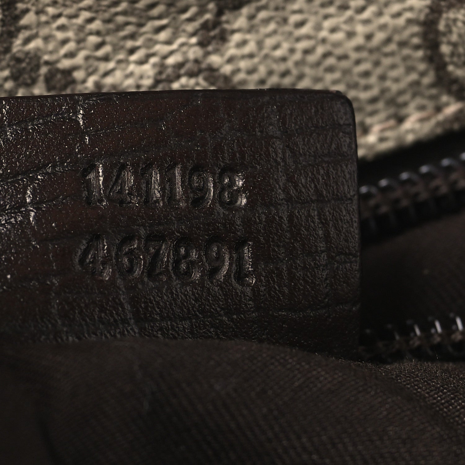 Gucci GG Plus Monogram Medium Flat Messenger Bag Dark Brown 7 of 10