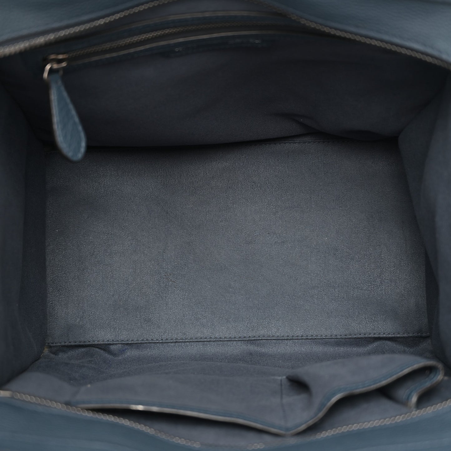 Drummed Calfskin Mini Luggage Slate