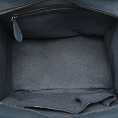 Celine Drummed Calfskin Mini Luggage Slate 6 of 14