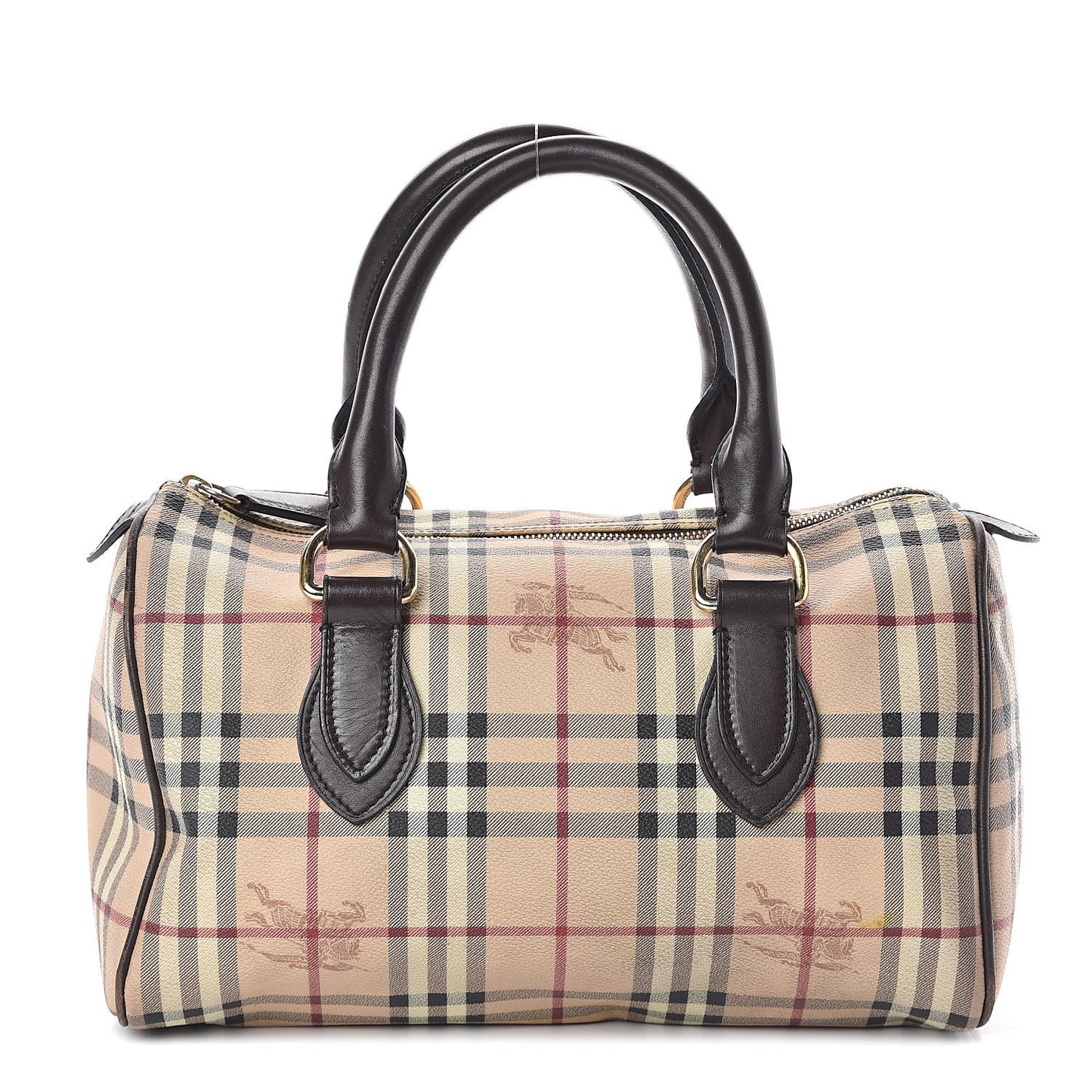 Haymarket Check Small Chester Bowling Bag Chocolate