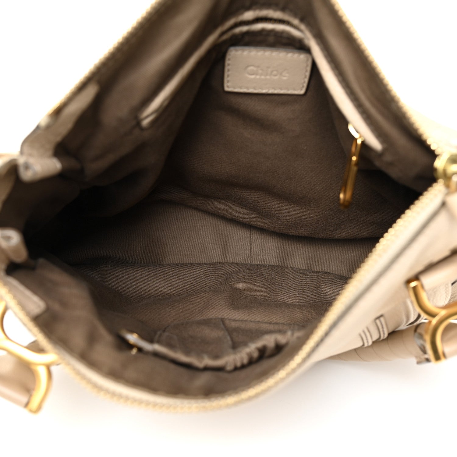 Chloe Calfskin Medium Marcie Satchel Angora Beige 4 of 8
