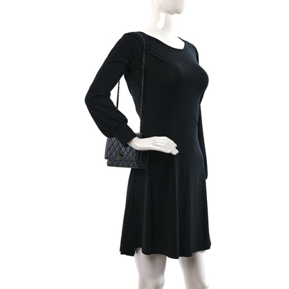 Chanel Lambskin Quilted Trendy CC Wallet On Chain WOC So Black 2 of 10