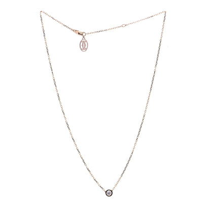 Cartier 18K Pink Gold Diamond LM D'Amour Pendant Necklace 6 of 12