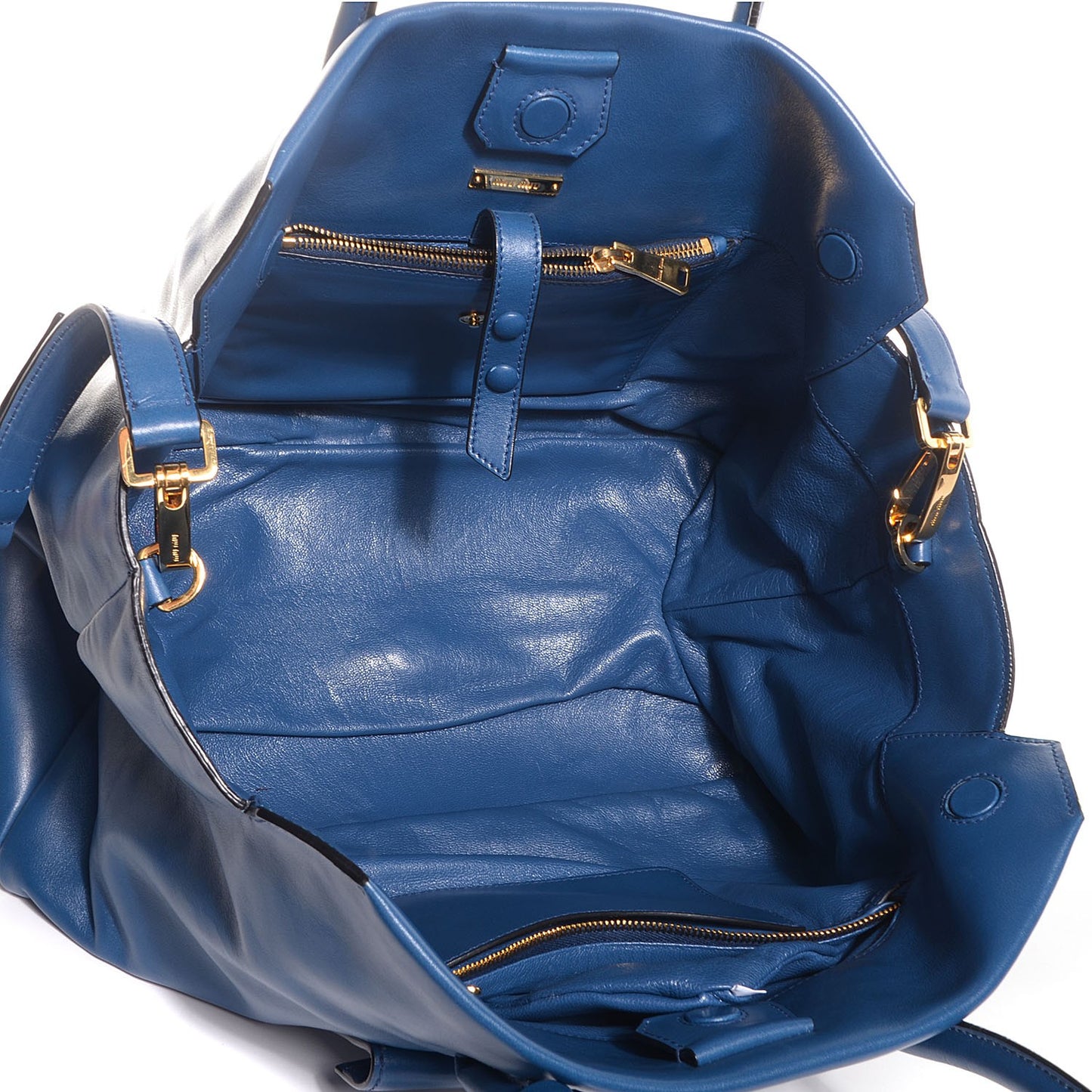 Vitello Soft Tote Cobalto