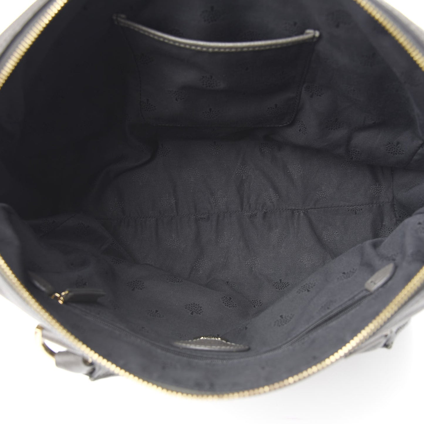 Glossy Goatskin Medium Del Rey Satchel Grey