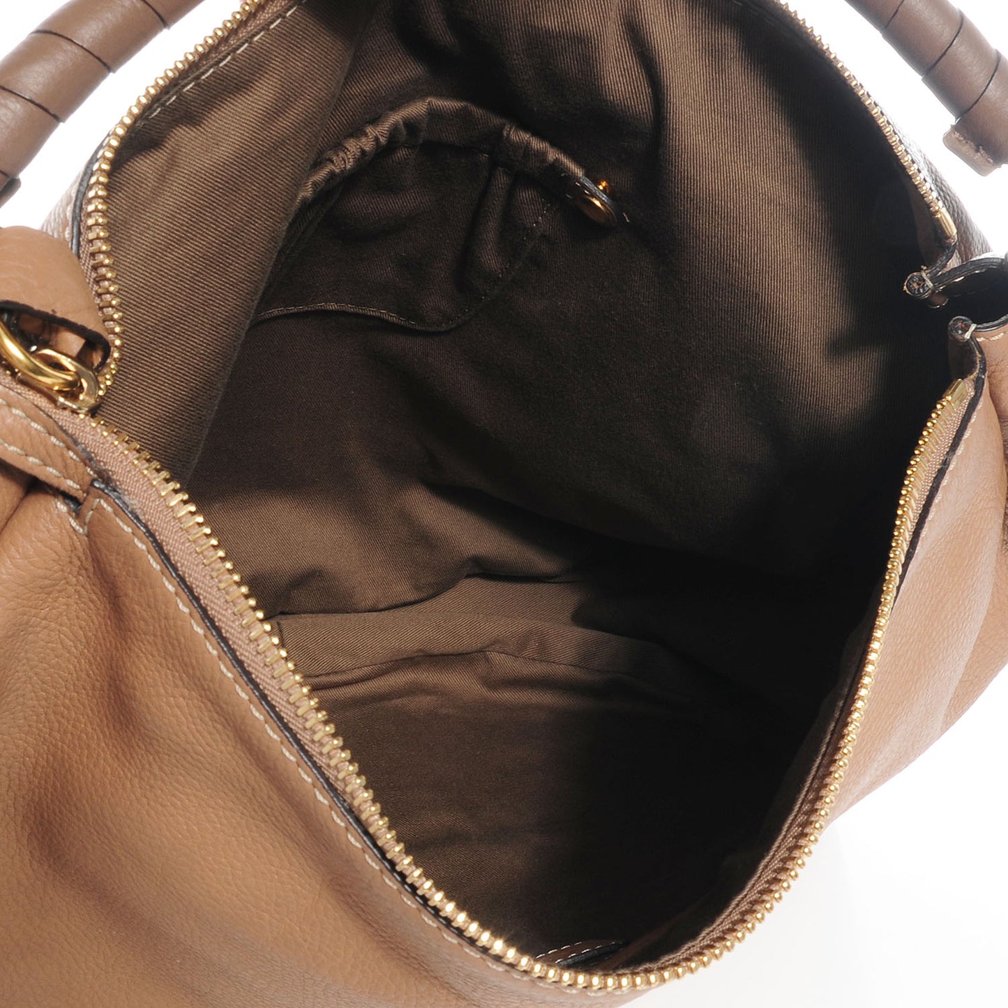 Calfskin Large Marcie Hobo Nut
