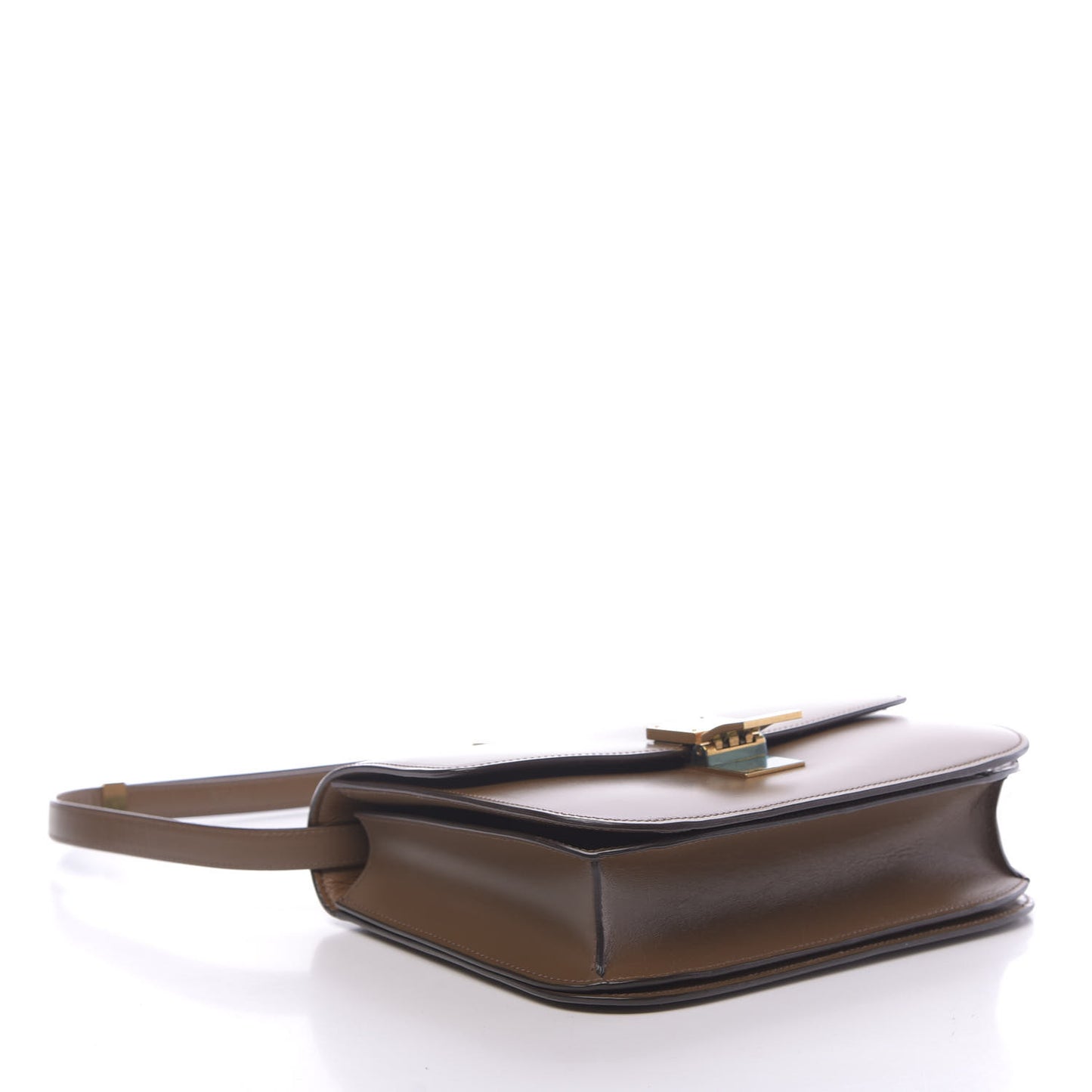 Box Calfskin Medium Classic Box Flap Bag Camel